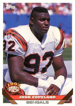 John Copeland Cincinnati Bengals 1993 Topps NFL Draft Pick #474